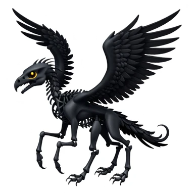 thestral: Winged horses visible only to those who have witnessed death and understand its significance. sticker
