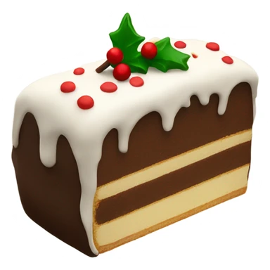 Buche de Noel cake sticker