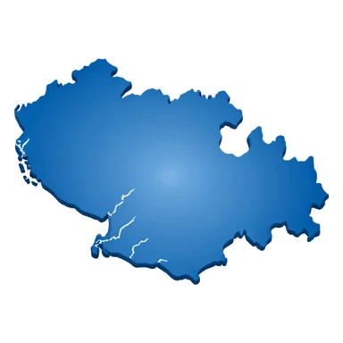 CROATIA COUNTRY OUTLINE sticker