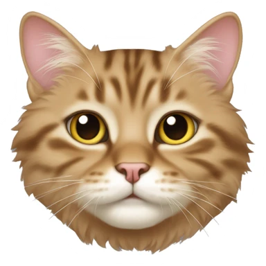 American Bobtail Cat ,Semi-long fur cat,face sticker