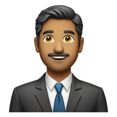 indian business man sticker