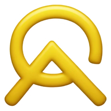 yellow  equal sign sticker