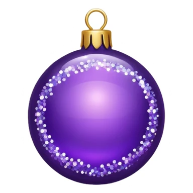purple holiday sticker