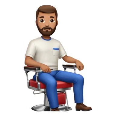 Street Barber man sticker