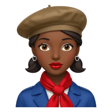 Urban French woman  sticker