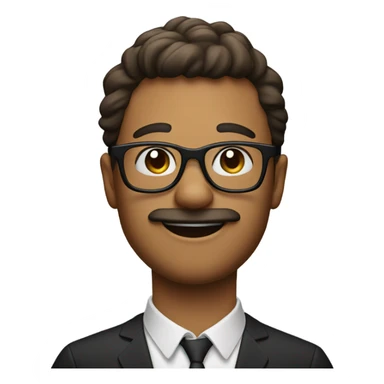 create a man with bread moustache and glasses whose age is 23 with a caption saying I am bhooka  sticker