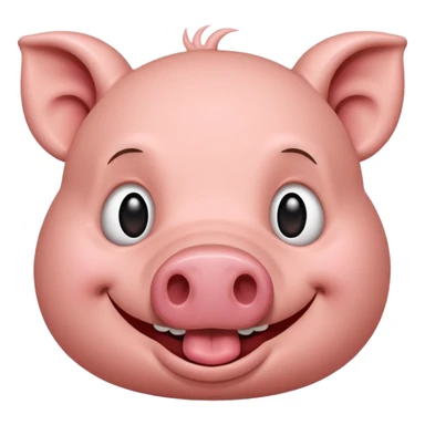 avec des larmes avec le cochon qui est mort de rire  sticker