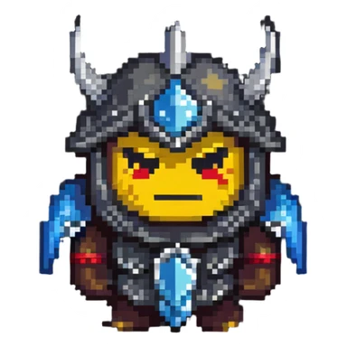 emoji inspired by Dota 2, pixel art style, fantasy elements sticker