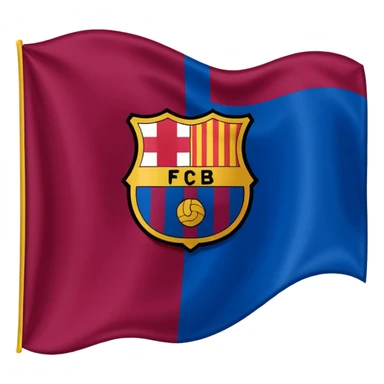 Create FC Barcelona flag emoji sticker