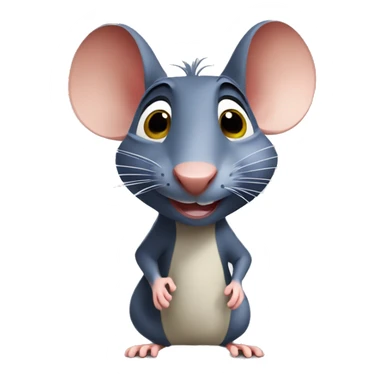 Ratatouille- remy- happy rat sticker