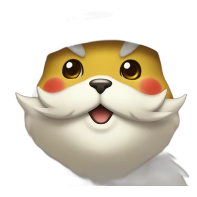 Pikachu santa clause  sticker