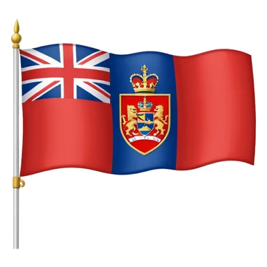 Canadian Red ensign flag 1921 sticker