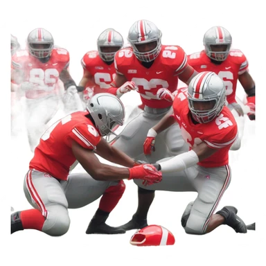 Ohio State football  sticker