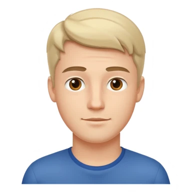 Joven blanco de buena parecencia sticker