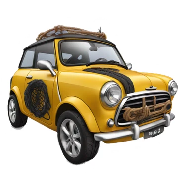 Mini car dreamcatcher sticker