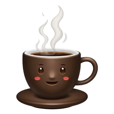 a cup of coffee sticker