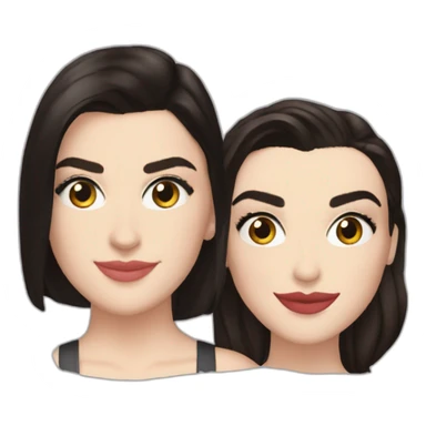 rachel weisz and dua lipa sticker