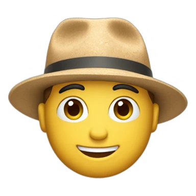 australian person cork hat sticker