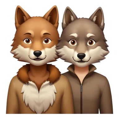 two wolves inside my body sticker