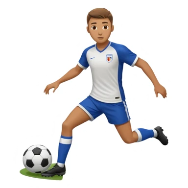 Footballer goal sticker