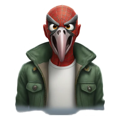 The Vulture from Spiderman sticker