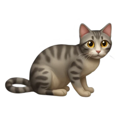 Cat canard sticker
