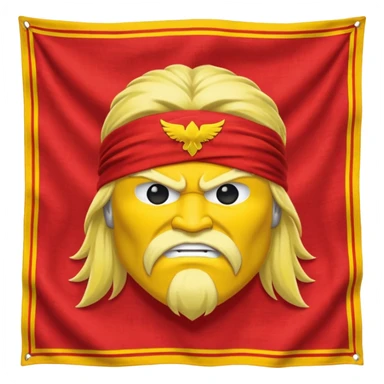 Hulkamania bandana sticker