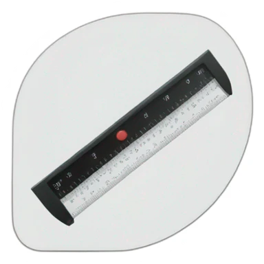 Geometric Measuring meter sticker