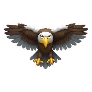 A drone with an eagle's head and claws sticker