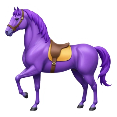 PurPle horse sticker