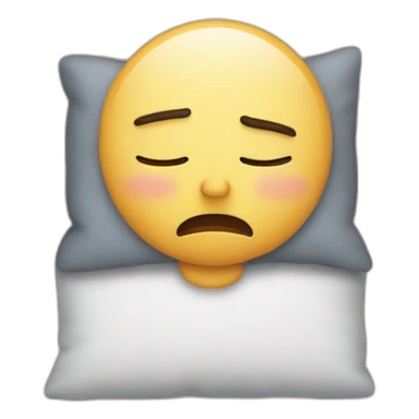 sleepy person sticker