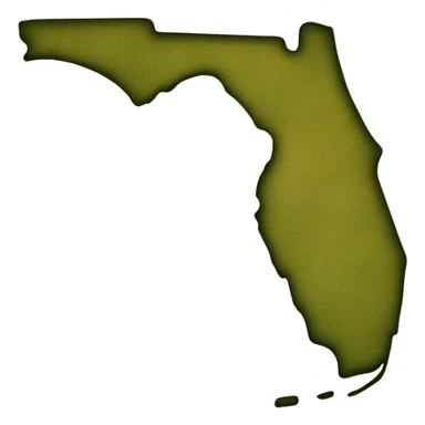 map of florida sticker