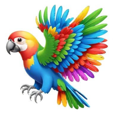 parrot explosion sticker