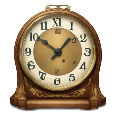 vintage clock bourdaux sticker