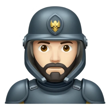 Heavy-armored trooper with short dark beard.































 sticker