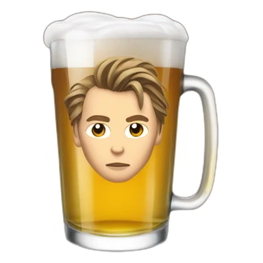 River phoenix drink beer sticker