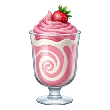 A strawberry joghurt sticker