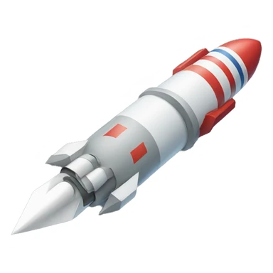 missile isometric sticker