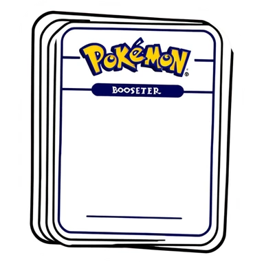 Pokémon booster packs sticker