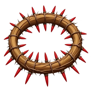 jesus's crown of thorns  sticker