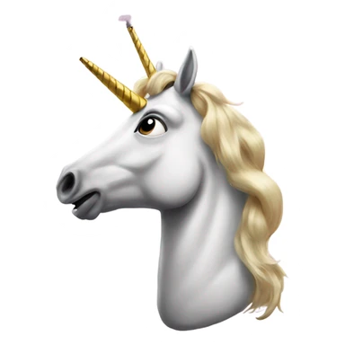 A unicorn smoking  sticker