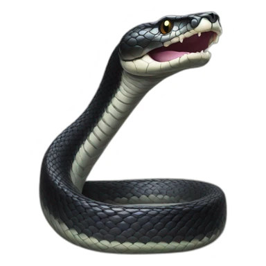 black mamba snake sticker