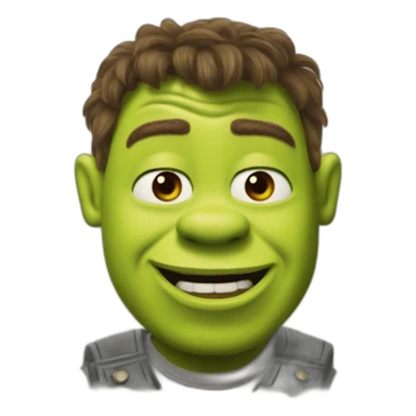 shrek as rick astley sticker