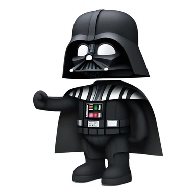papercraft, darth Vader’s step van sticker