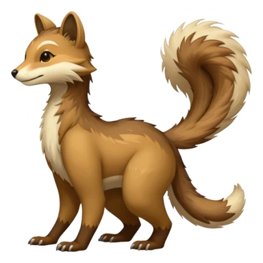 Anthropomorphic digitigrade Vernid-furry-open-species-creature by LiLaiRa (full body) sticker