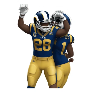 LA Rams Team sticker