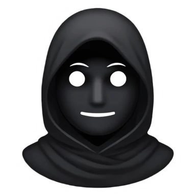 shadow with no face but only a sillhouette  sticker