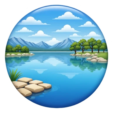 lake in Texas sticker