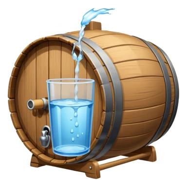 water in barrel before jesus turned it to wine sticker