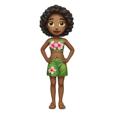Girl ready for Hawaii sticker